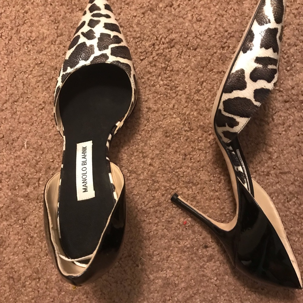Black and White Manolos